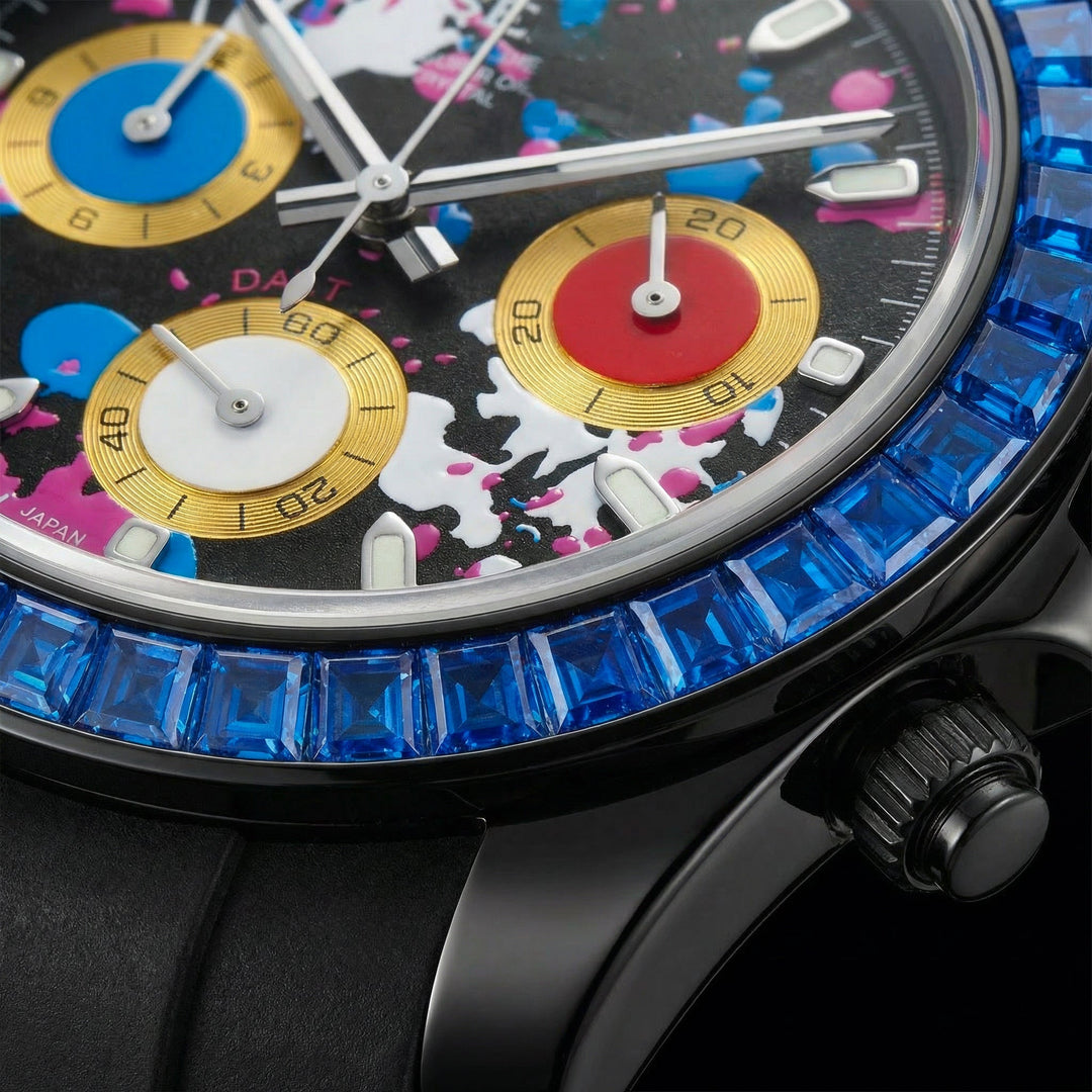 Lapis Graffiti Chronograph - Chrono Canada
