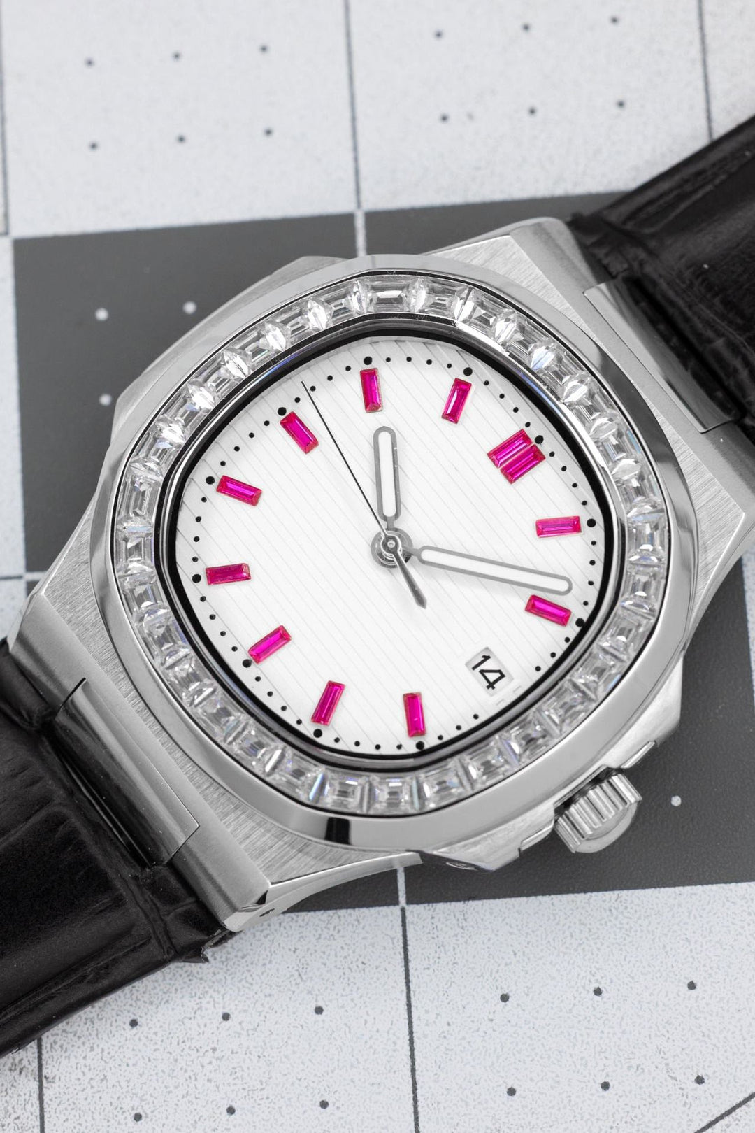 Pink Leather Naut - Chrono Canada