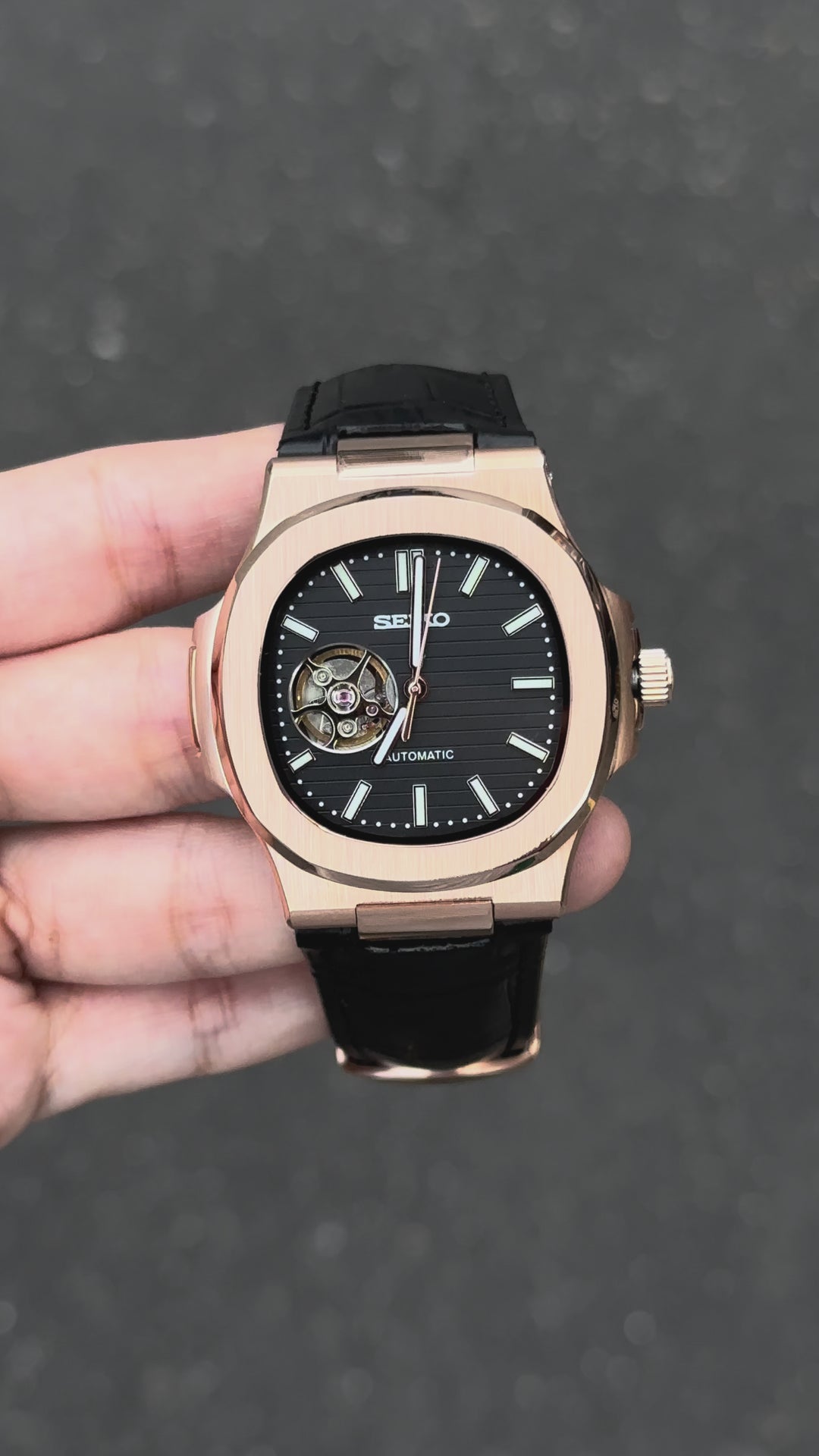 Rose Leather Skeleton Naut