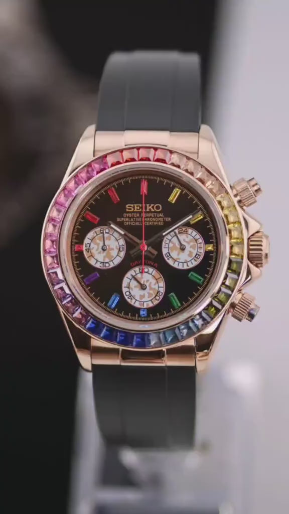 Rose Diamond Chronograph