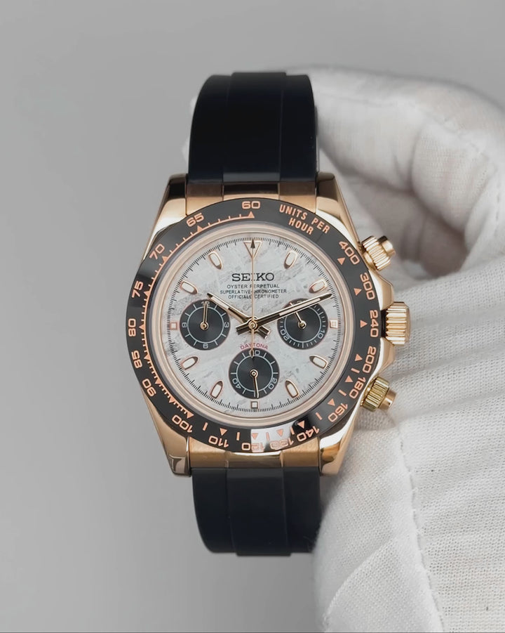 Rose-Meteorite Chronograph
