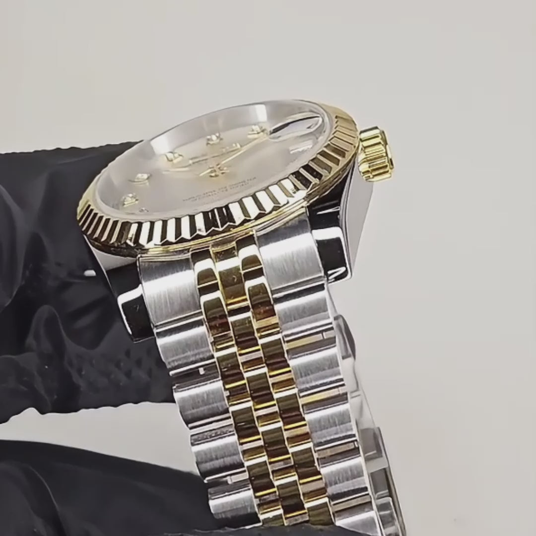 Sunburst Silver Gem DJ (36mm)