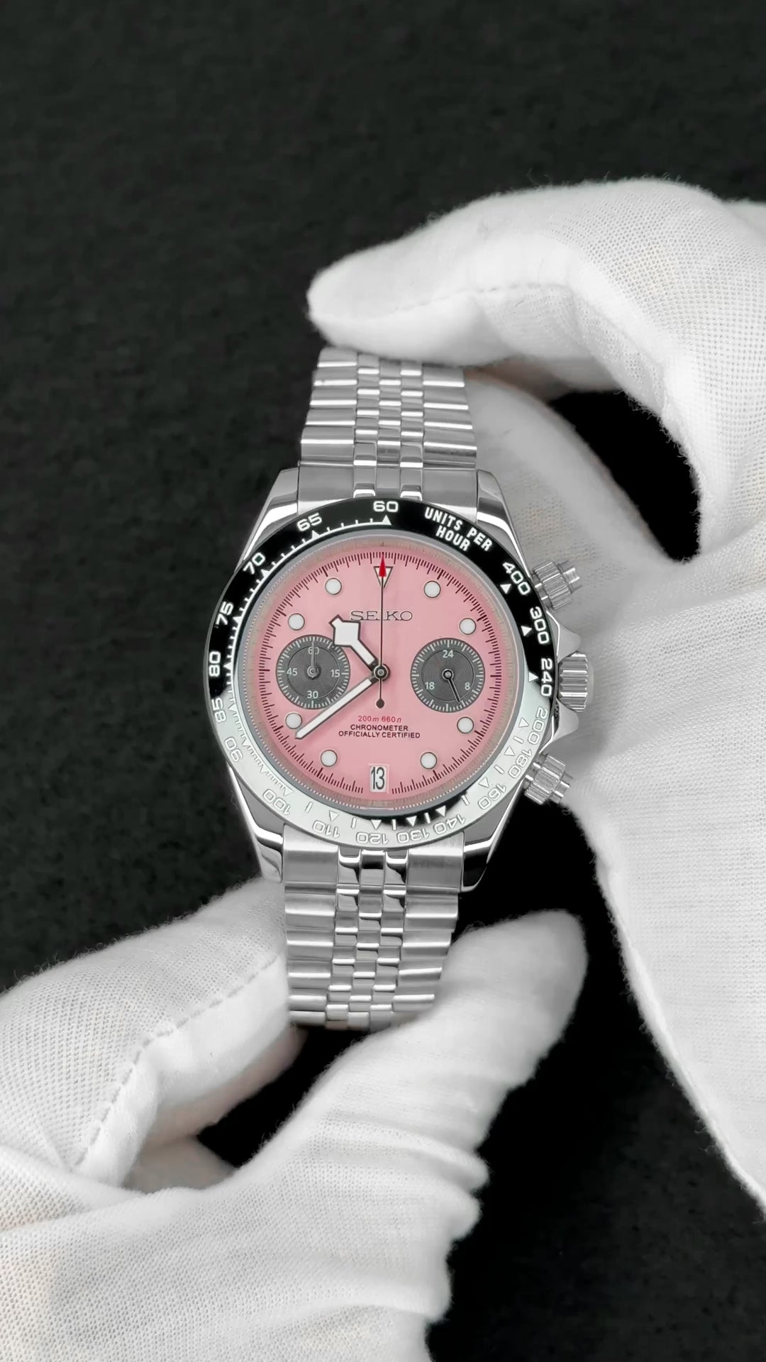 Pink T Chronograph