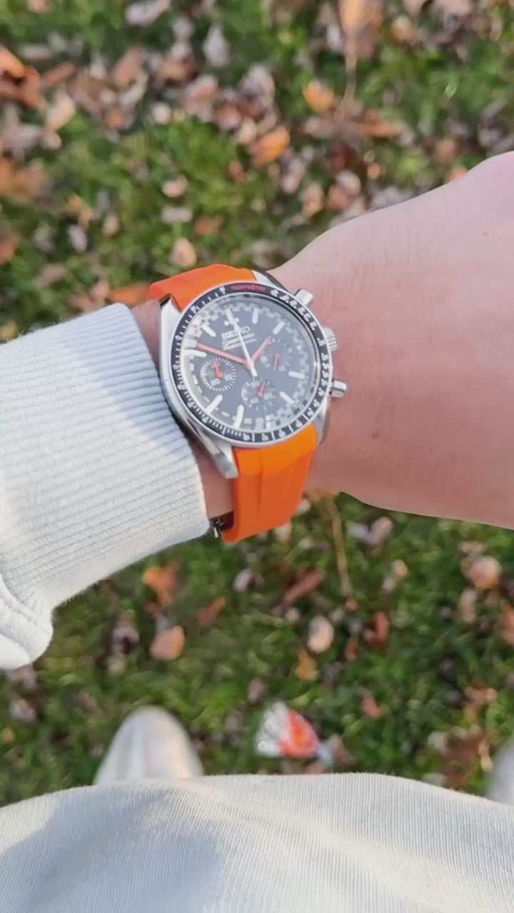 Orange Timer Chronograph