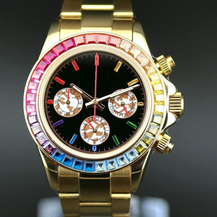 Rainbow Gold Chronograph - Chrono Canada