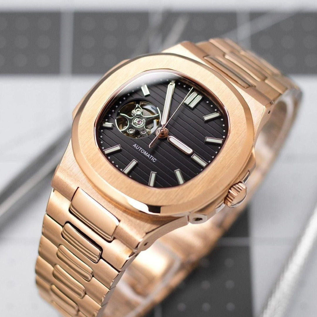 Rose Black Skeleton Naut - Chrono Canada