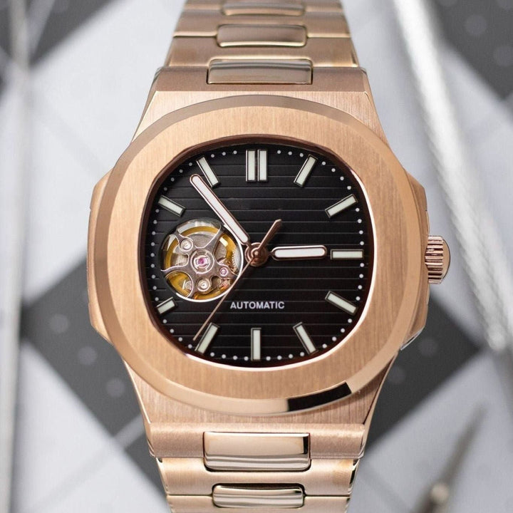 Rose Black Skeleton Naut - Chrono Canada