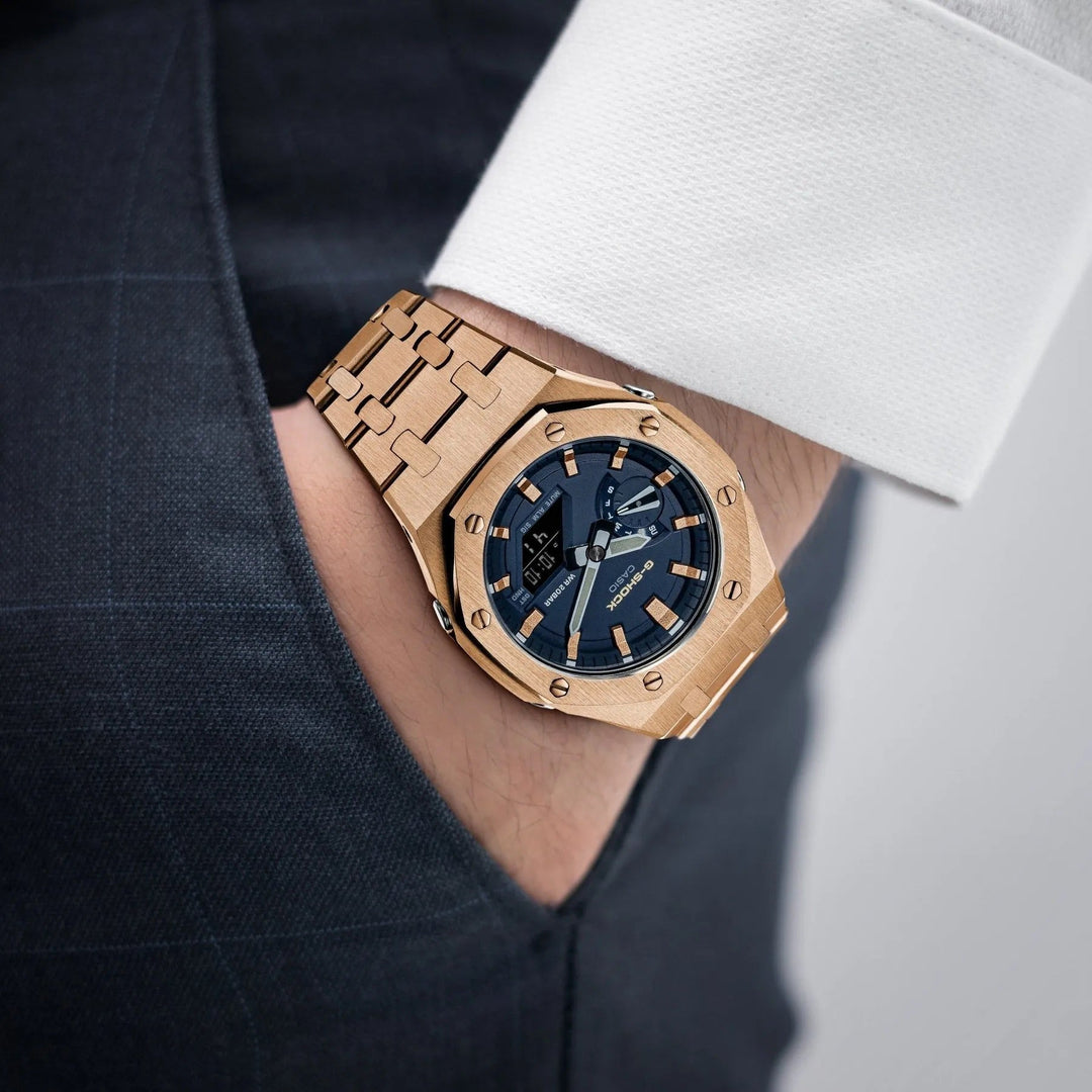 Rose Navy Captain (Steel) - Chrono Canada