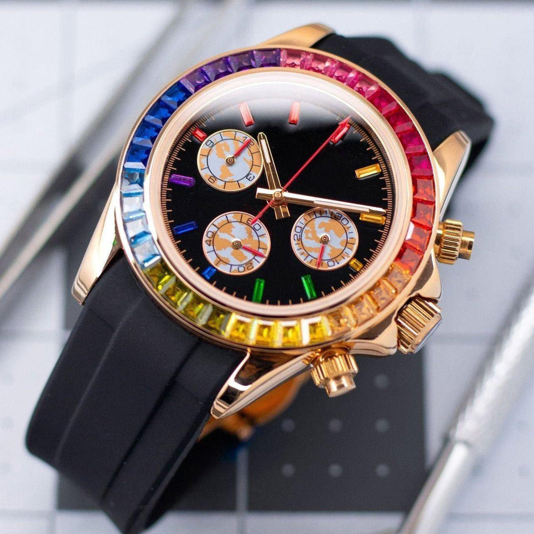 Rose Rainbow Chronograph - Chrono Canada