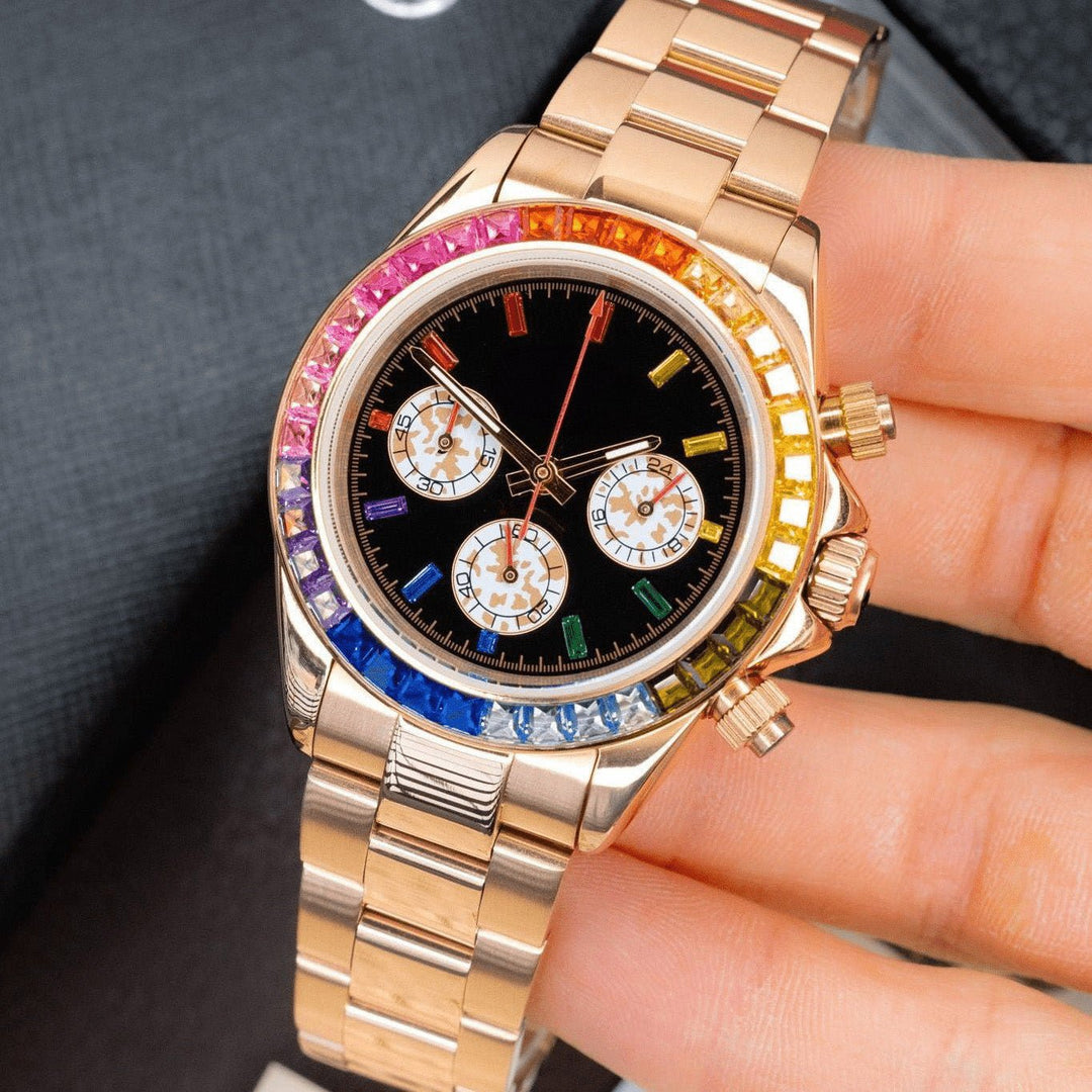 Rose Rainbow Chronograph - Chrono Canada