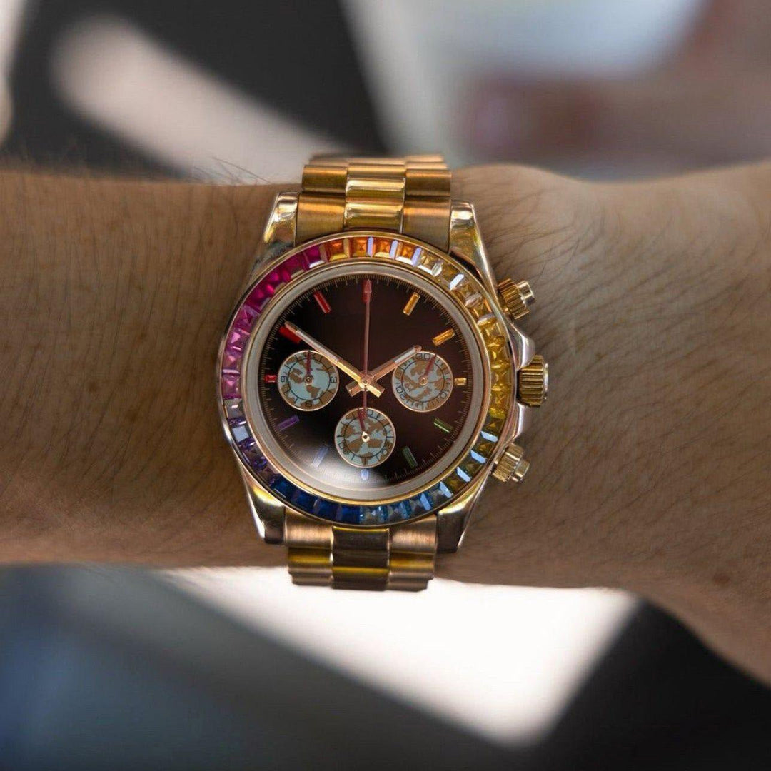 Rose Rainbow Chronograph - Chrono Canada