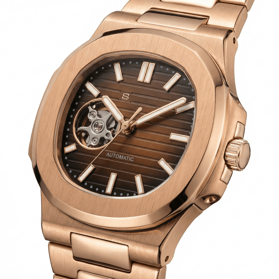 Rose Skeleton Brown Naut - Chrono Canada