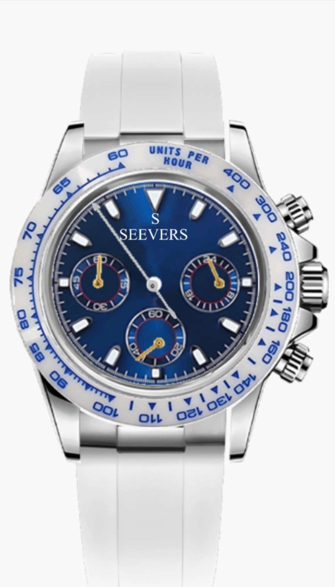 SEEVERNS CUSTOM (white RUBBER) - Chrono Canada