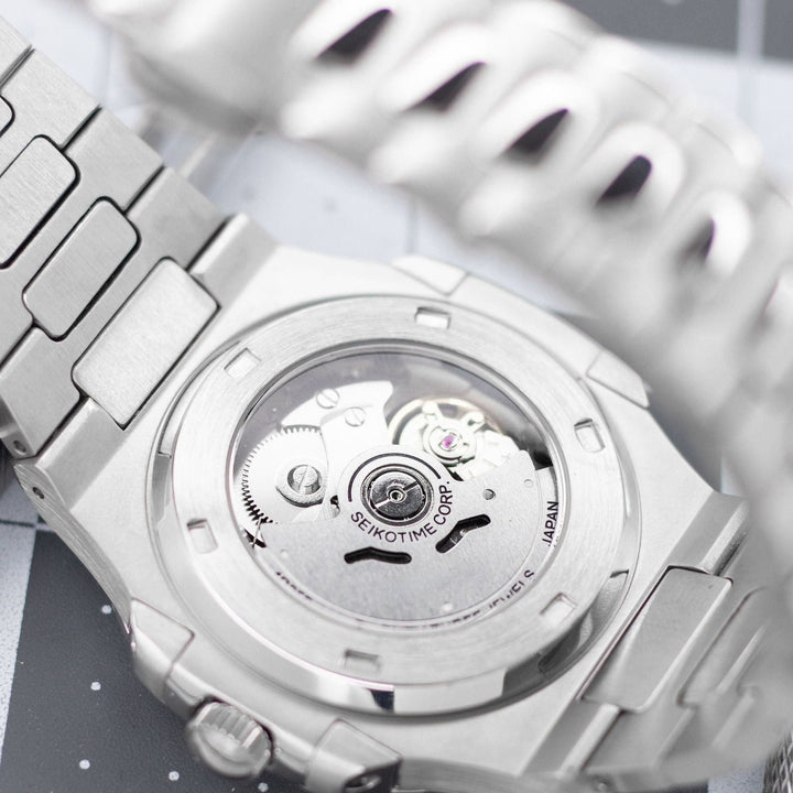 Silver Skeleton Black Naut - Chrono Canada