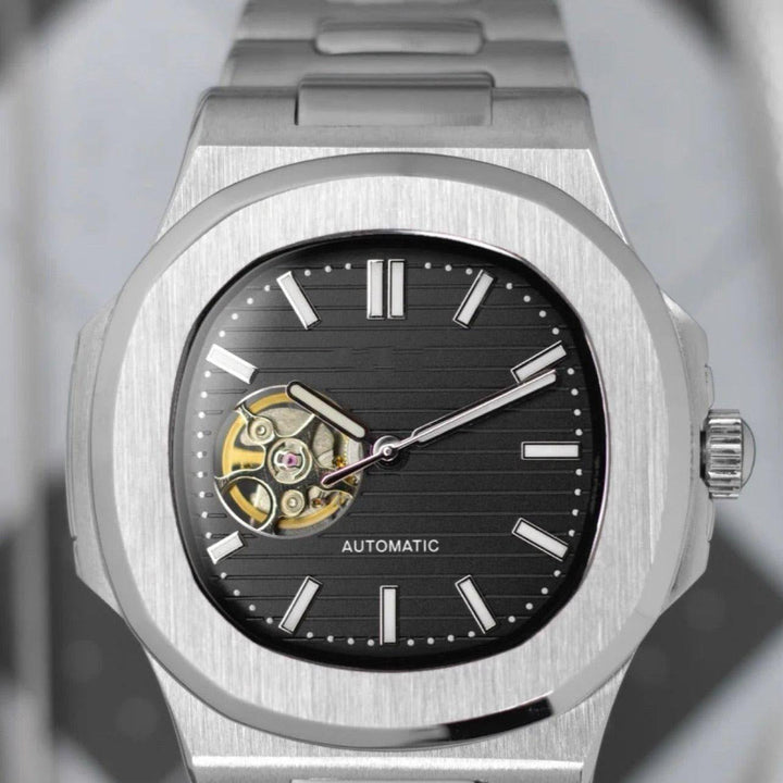 Silver Skeleton Black Naut - Chrono Canada