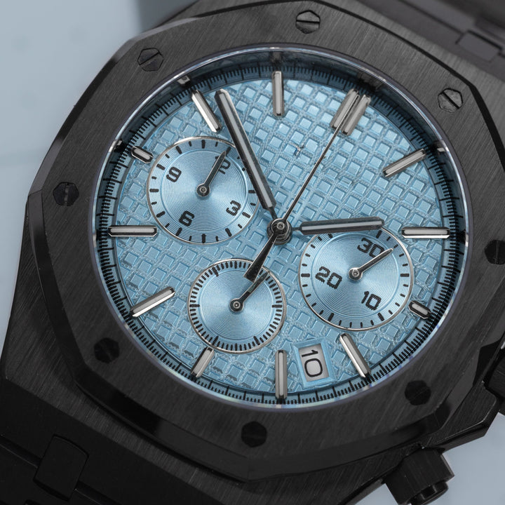 Stealth Plat Oak Chronograph - Chrono Canada