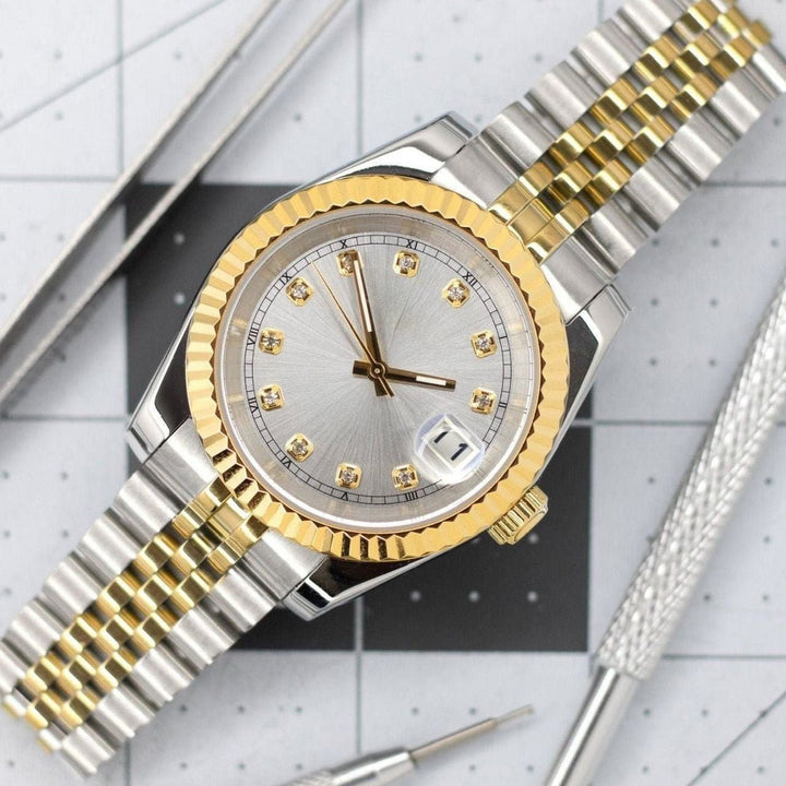 Sunburst Silver Gem DJ - Chrono Canada