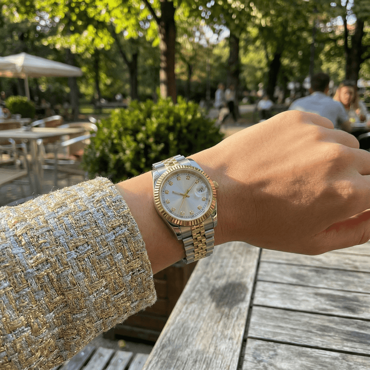 Sunburst Silver Gem DJ (36mm) - Chrono Canada