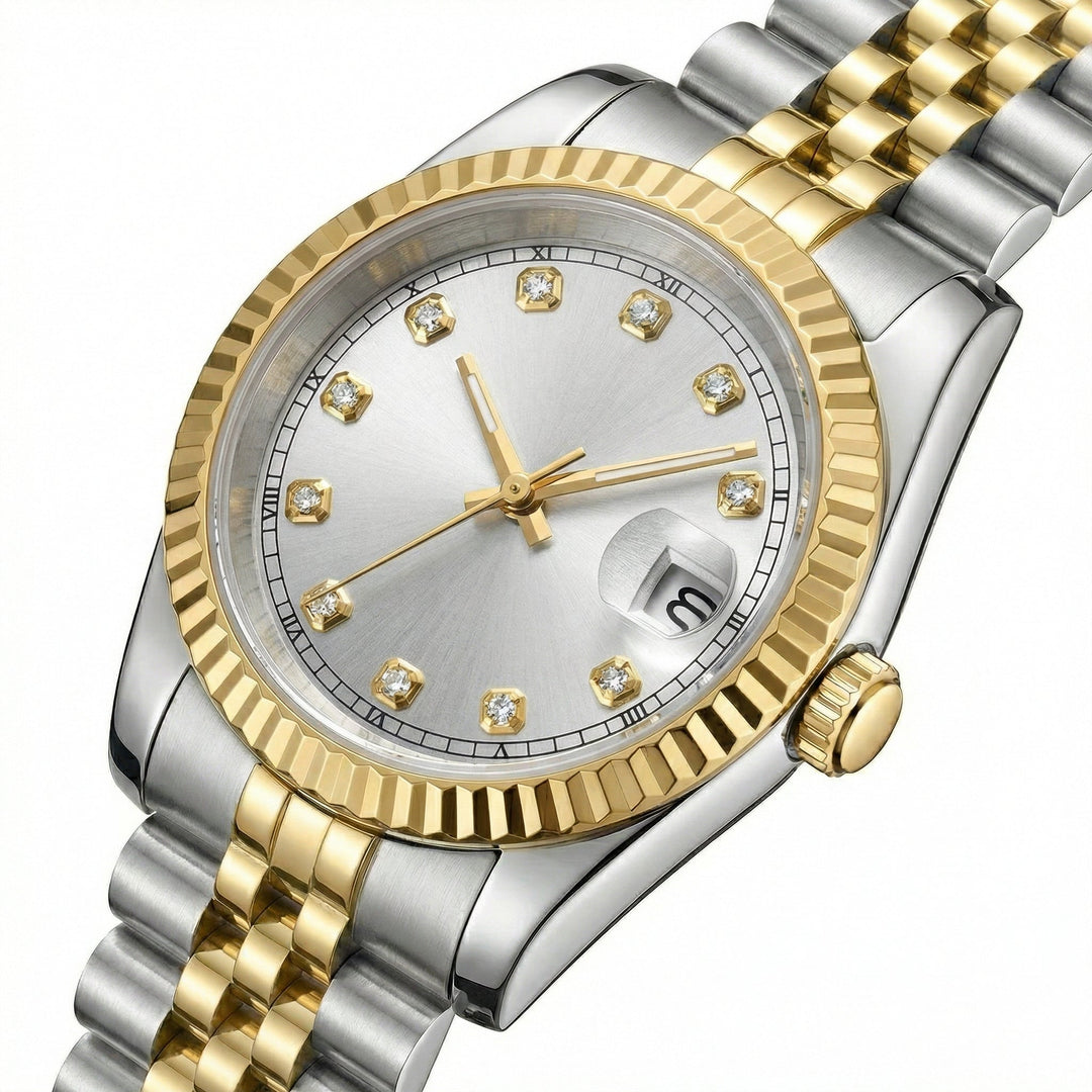 Sunburst Silver Gem DJ (36mm) - Chrono Canada