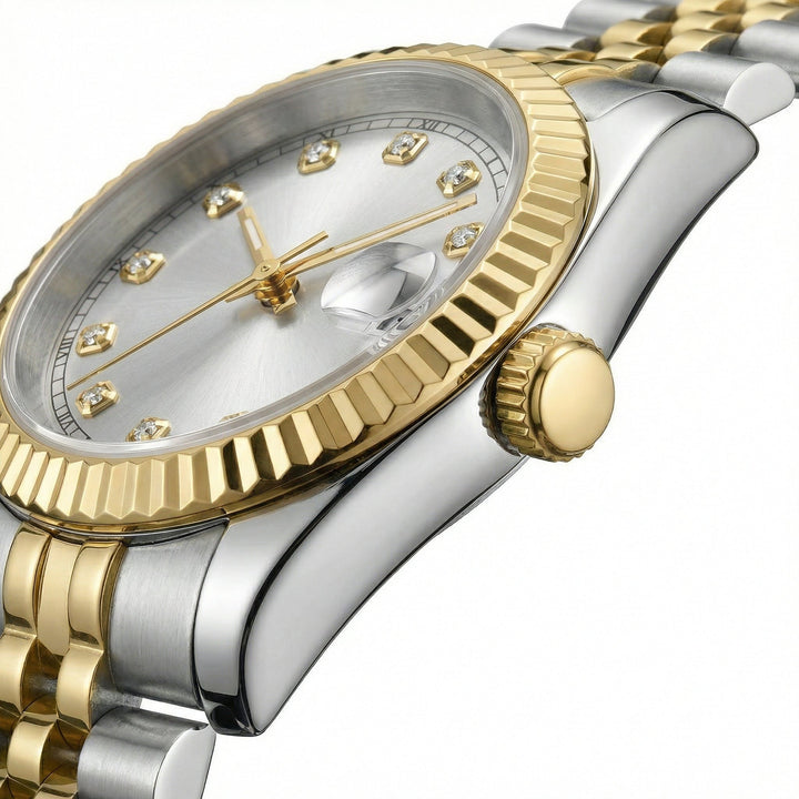 Sunburst Silver Gem DJ (36mm) - Chrono Canada