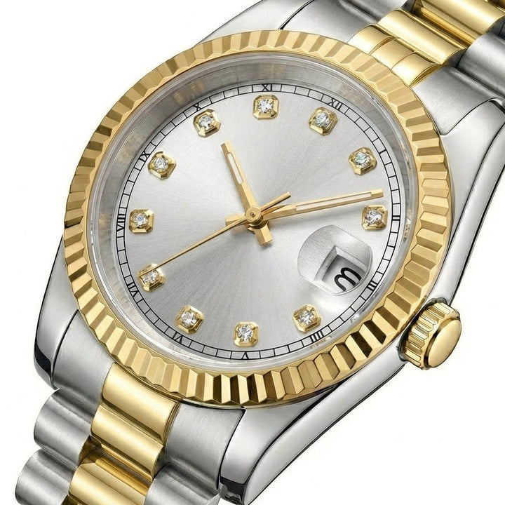 Sunburst Silver Gem DJ (36mm) - Chrono Canada