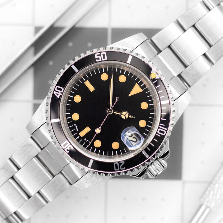 Vintage Black Ceramic Sub - Chrono Canada