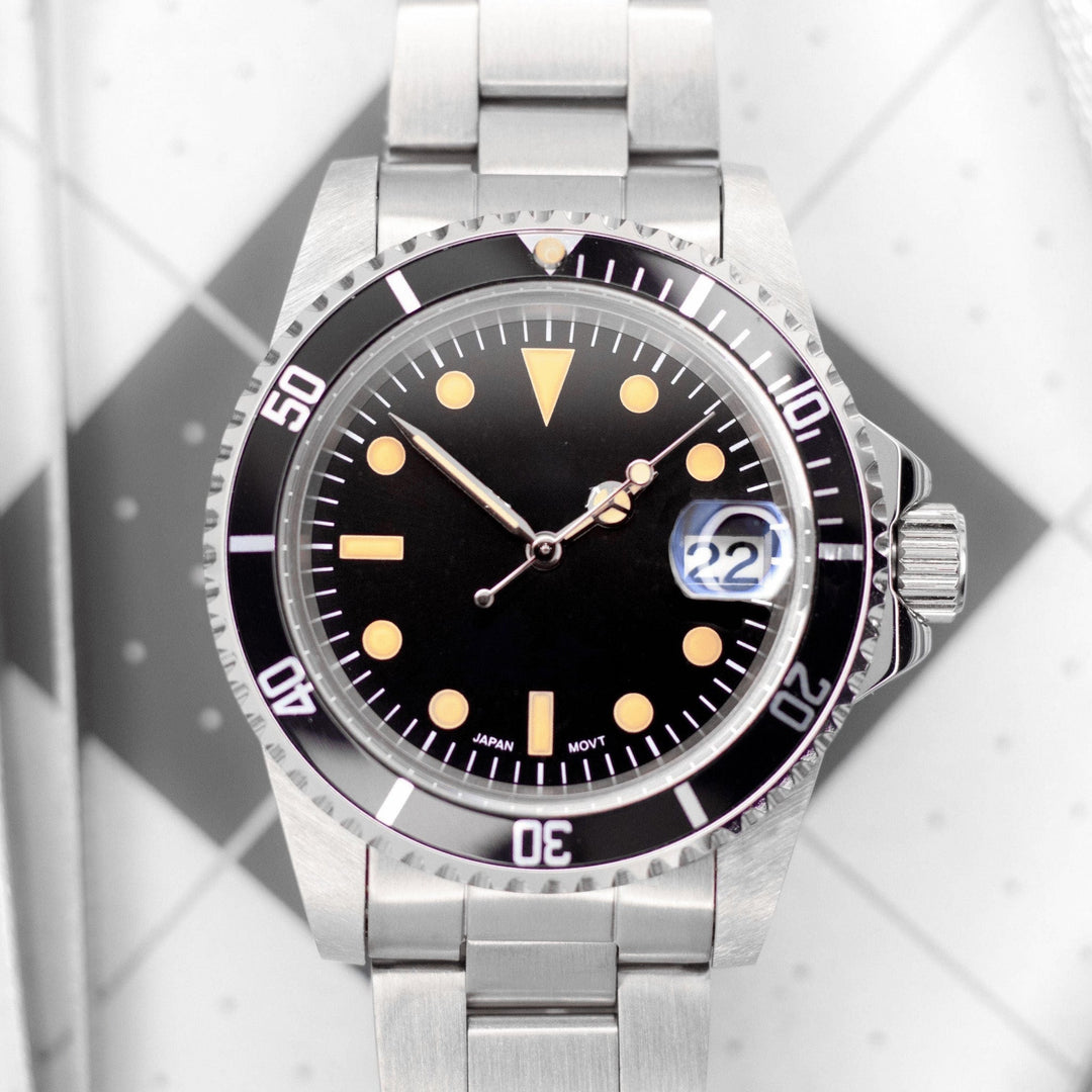 Vintage Black Ceramic Sub - Chrono Canada