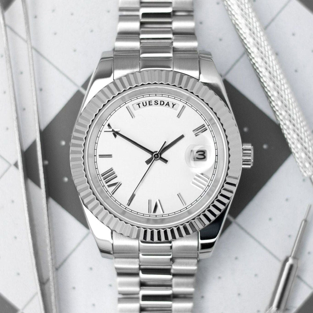 White Roman Silver DD - Chrono Canada