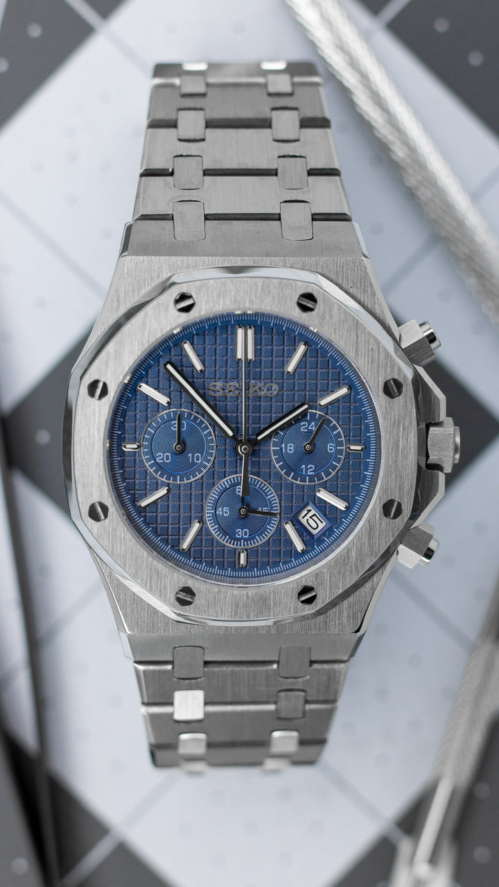 Oak Blue Chronograph