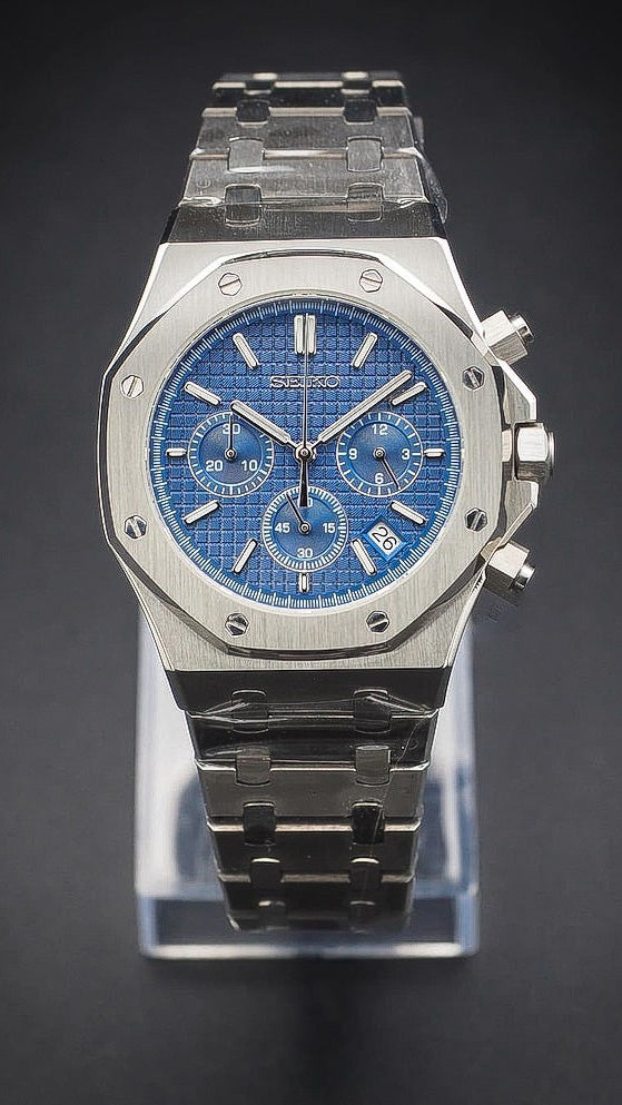 Oak Blue Chronograph